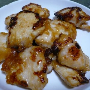 簡単！(^^)ふっくら鶏むね肉のマヨ生姜焼き♪